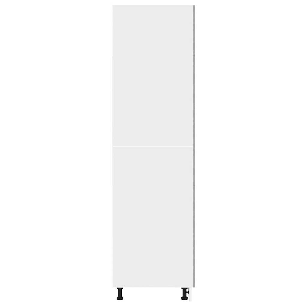 vidaXL Dulap frigider “Lyon”, gri beton, 60 x 57 x 207 cm vidaXL Dulap frigider “Lyon”, gri beton, 60 x 57 x 207 cm