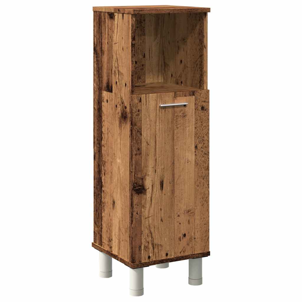 vidaXL Dulap de baie, lemn vechi, 30x30x95 cm, PAL