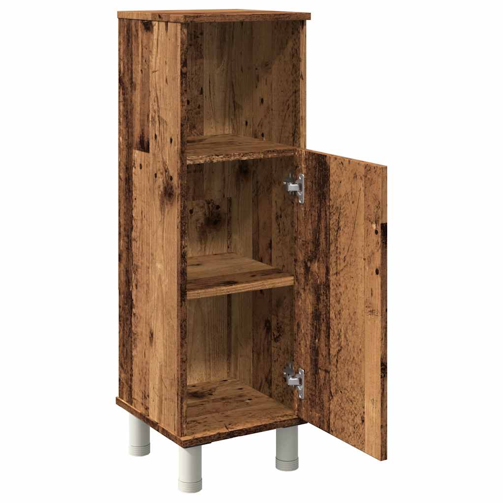 vidaXL Dulap de baie, lemn vechi, 30x30x95 cm, PAL