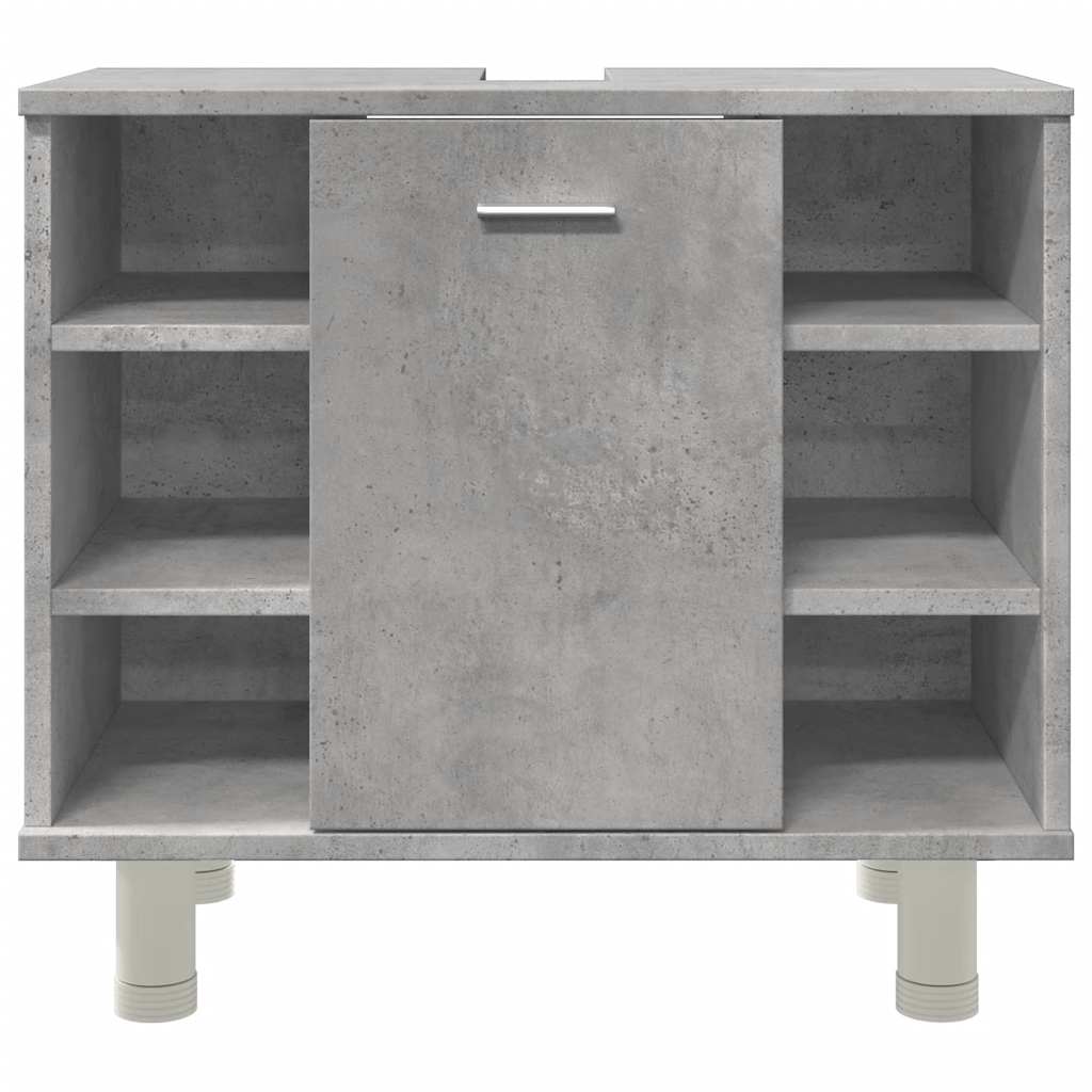 vidaXL Dulap de baie, gri beton, 60 x 32 x 53,5 cm, PAL