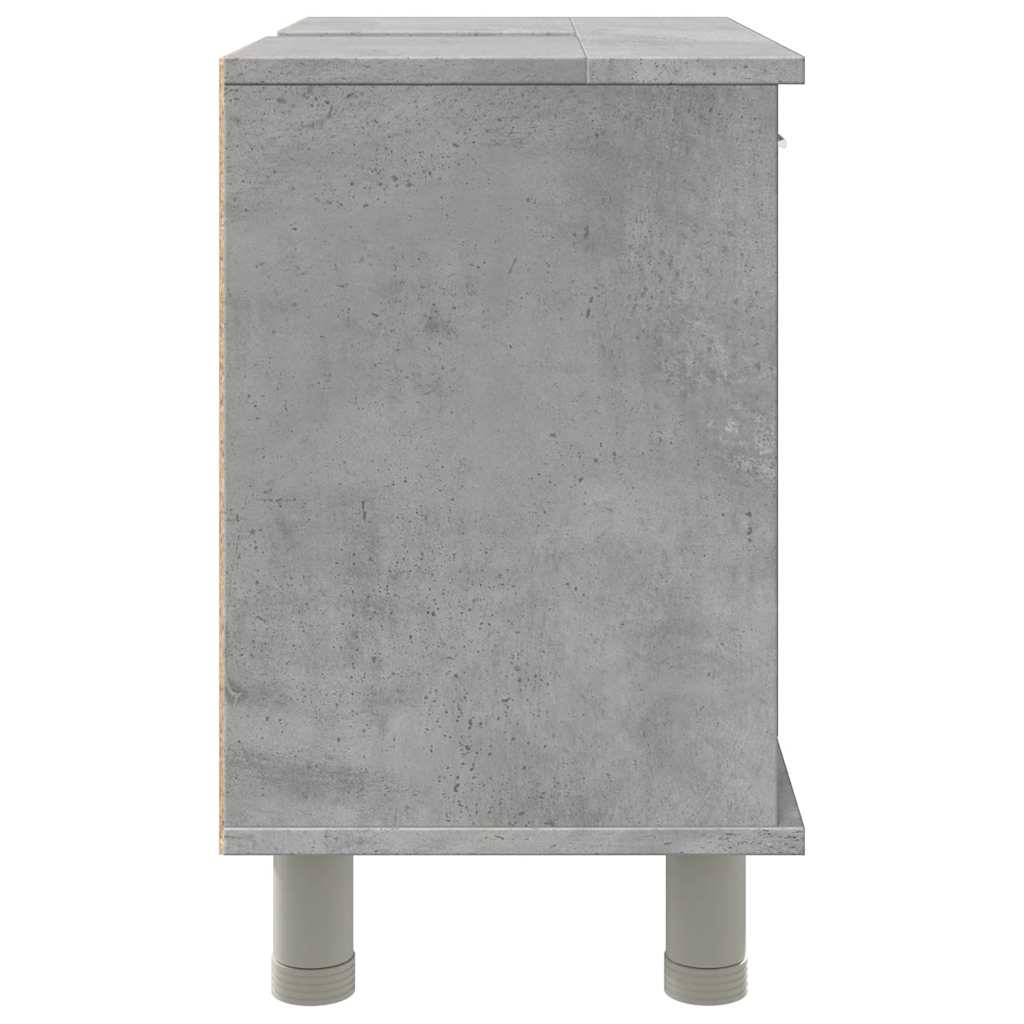 vidaXL Dulap de baie, gri beton, 60 x 32 x 53,5 cm, PAL