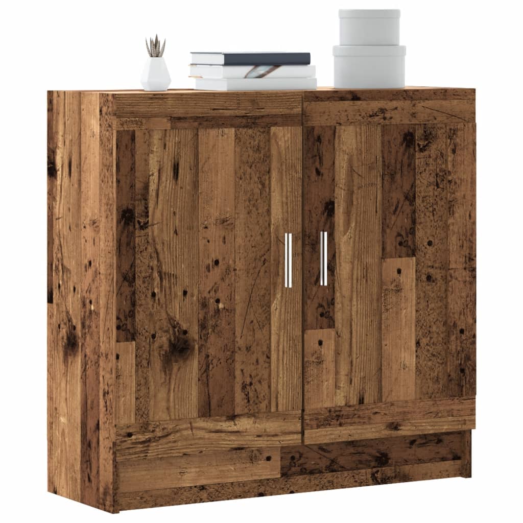 vidaXL Bibliotecă, lemn vechi, 82,5x30,5x80 cm, lemn prelucrat vidaXL Bibliotecă, lemn vechi, 82,5x30,5x80 cm, lemn prelucrat
