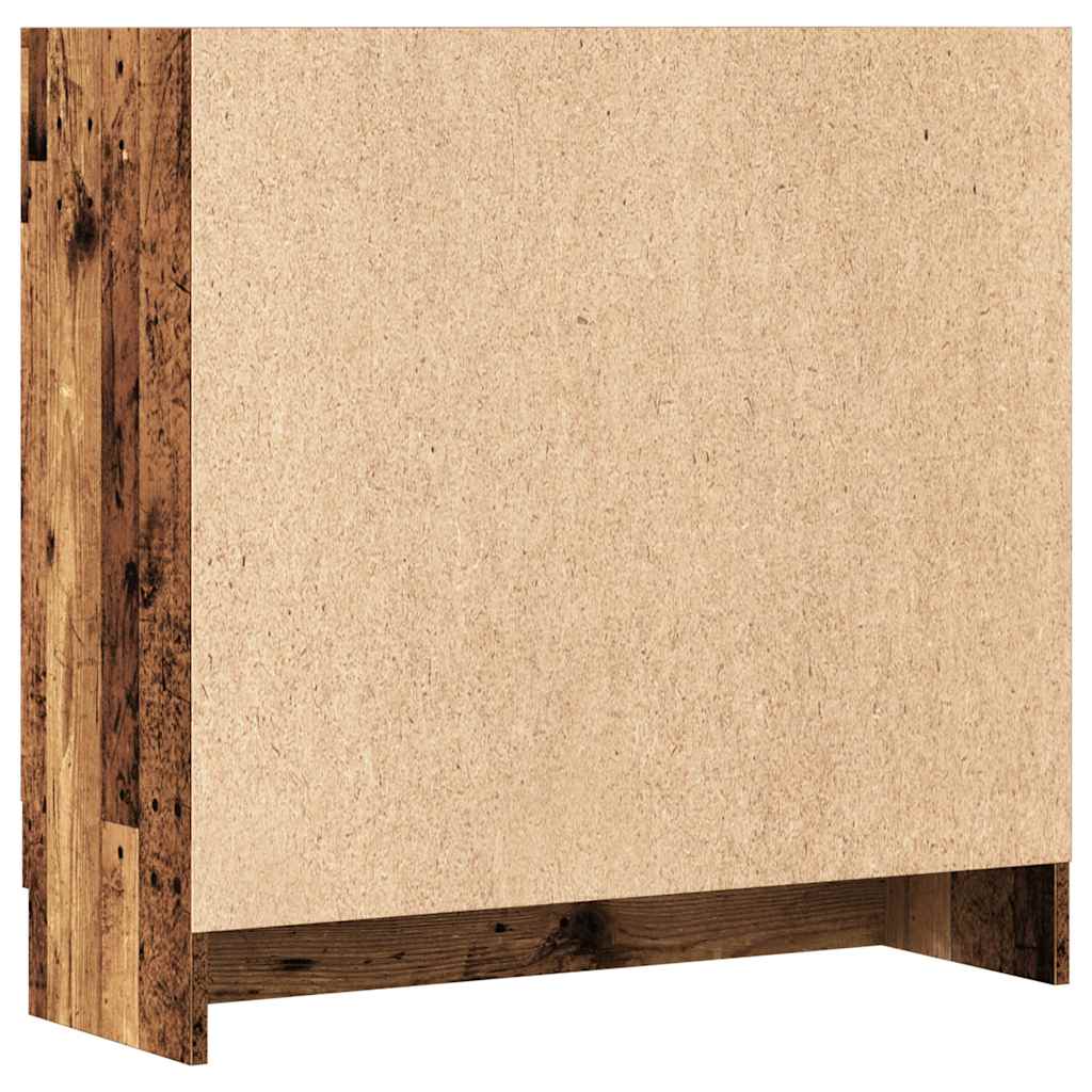 vidaXL Bibliotecă, lemn vechi, 82,5x30,5x80 cm, lemn prelucrat vidaXL Bibliotecă, lemn vechi, 82,5x30,5x80 cm, lemn prelucrat