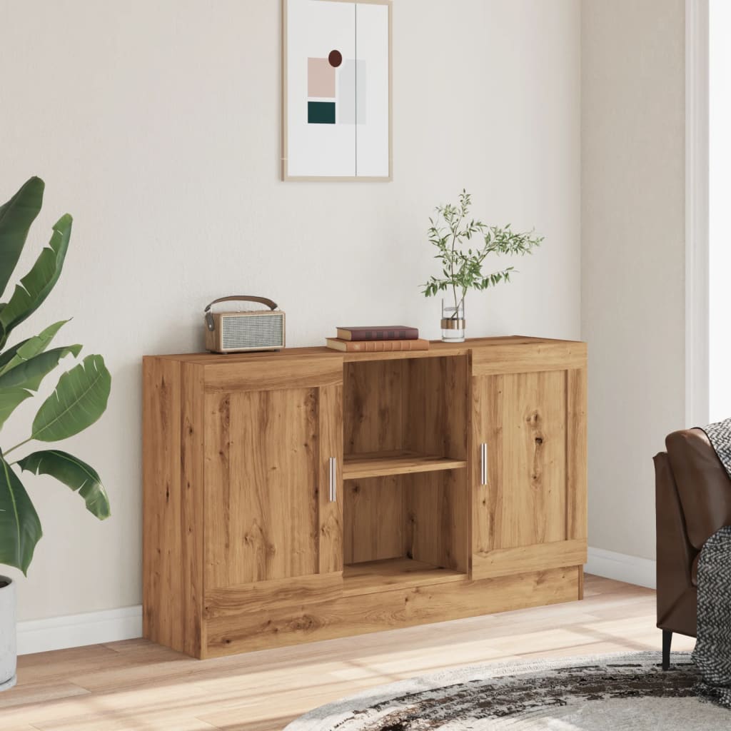 vidaXL Servantă, stejar artizanal, 120x30,5x70 cm, lemn prelucrat