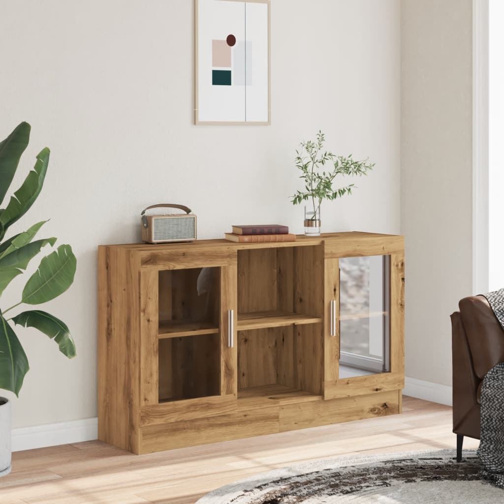 vidaXL Servantă, stejar artizanal, 120x30,5x70 cm, lemn prelucrat