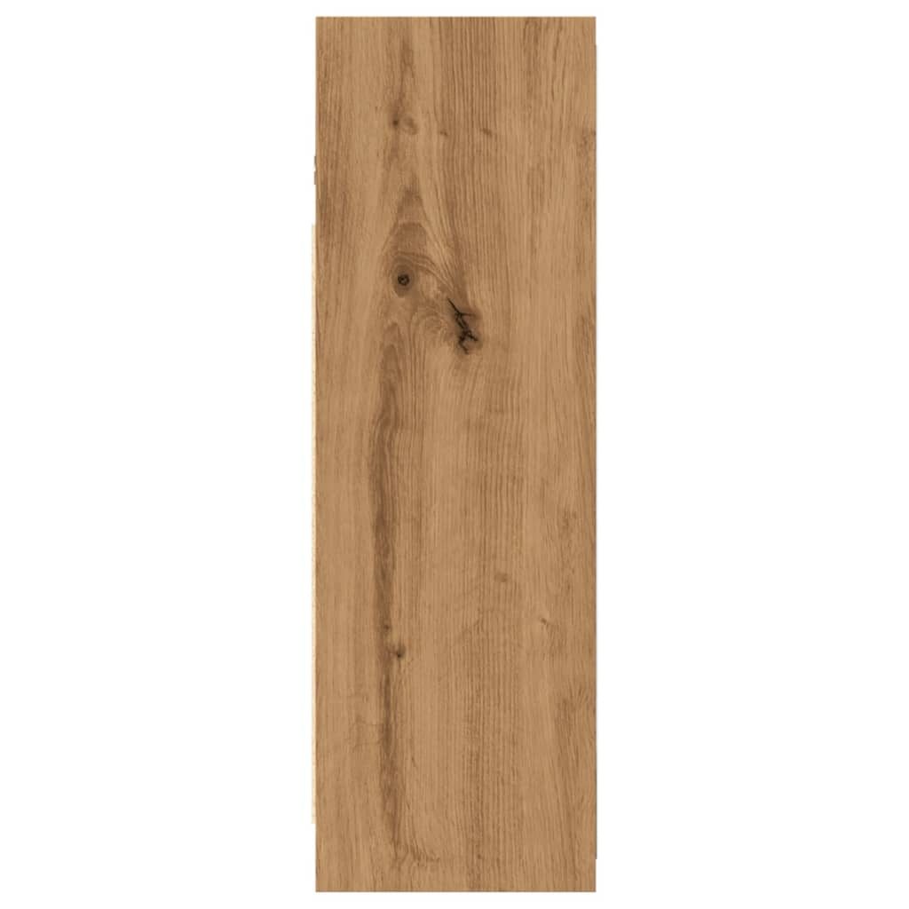 vidaXL Dulap baie cu oglindă, stejar artizanal, 62,5x20,5x64 cm lemn vidaXL Dulap baie cu oglindă, stejar artizanal, 62,5x20,5x64 cm lemn