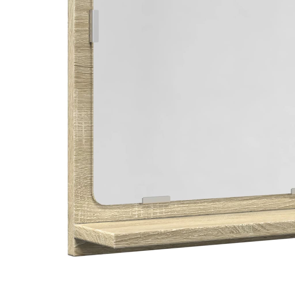 vidaXL Dulap baie cu oglindă stejar sonoma 40x11x37 cm lemn compozit vidaXL Dulap baie cu oglindă stejar sonoma 40x11x37 cm lemn compozit
