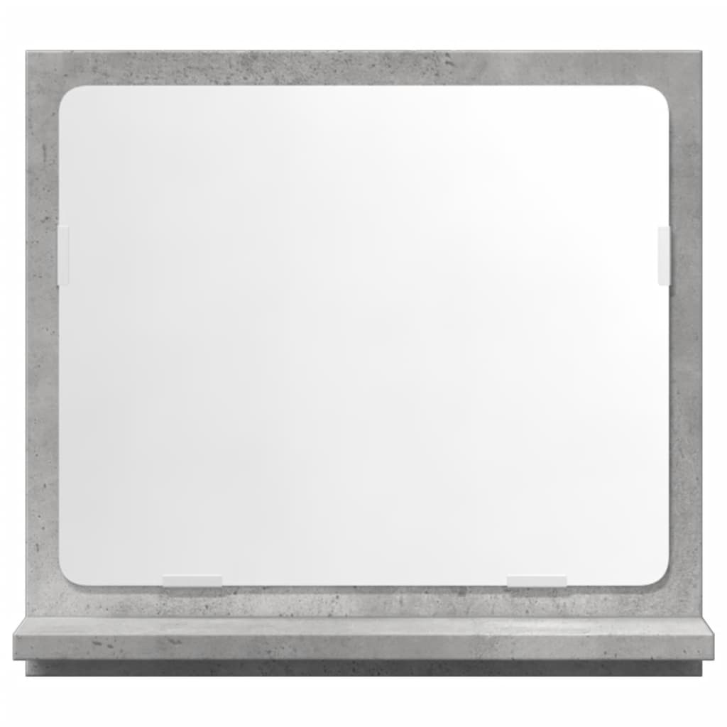 vidaXL Dulap baie cu oglindă, gri beton, 40x11x37 cm, lemn prelucrat vidaXL Dulap baie cu oglindă, gri beton, 40x11x37 cm, lemn prelucrat