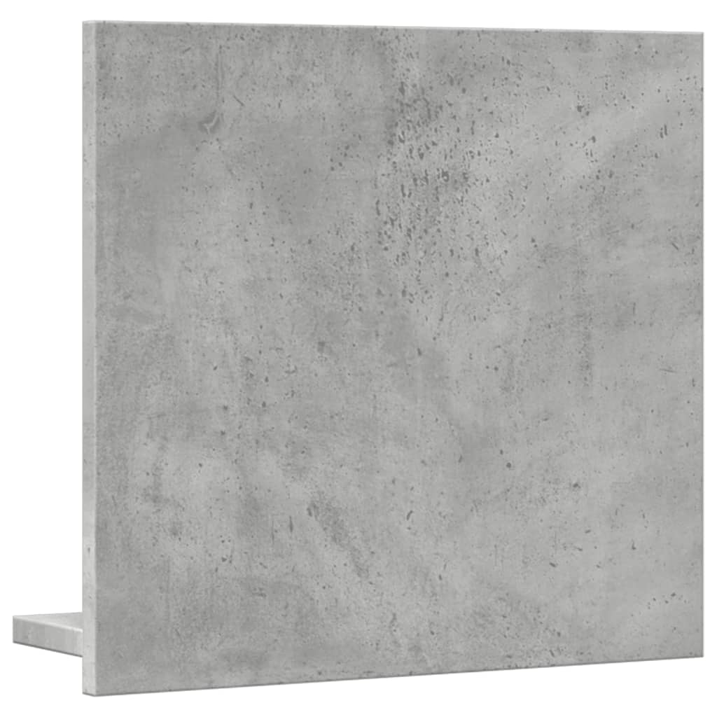 vidaXL Dulap baie cu oglindă, gri beton, 40x11x37 cm, lemn prelucrat vidaXL Dulap baie cu oglindă, gri beton, 40x11x37 cm, lemn prelucrat