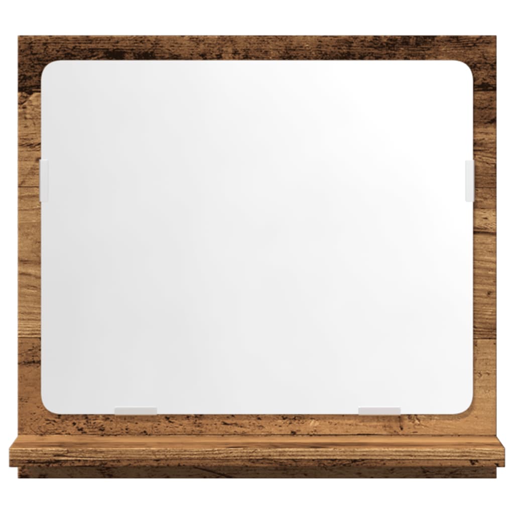 vidaXL Dulap baie cu oglindă, lemn vechi, 40x11x37 cm, lemn prelucrat vidaXL Dulap baie cu oglindă, lemn vechi, 40x11x37 cm, lemn prelucrat