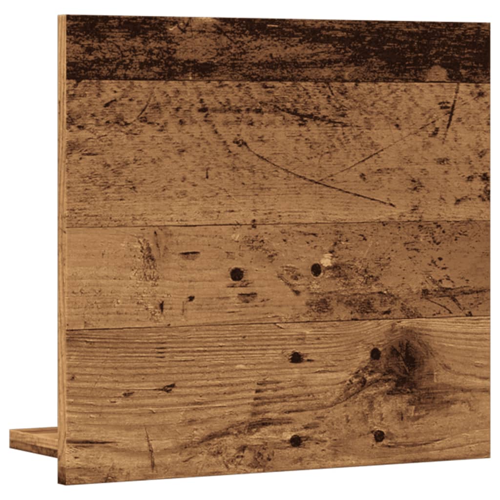 vidaXL Dulap baie cu oglindă, lemn vechi, 40x11x37 cm, lemn prelucrat vidaXL Dulap baie cu oglindă, lemn vechi, 40x11x37 cm, lemn prelucrat