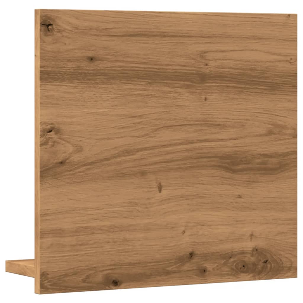 vidaXL Dulap baie cu oglindă stejar artizanal 40x11x37 cm, lemn vidaXL Dulap baie cu oglindă stejar artizanal 40x11x37 cm, lemn