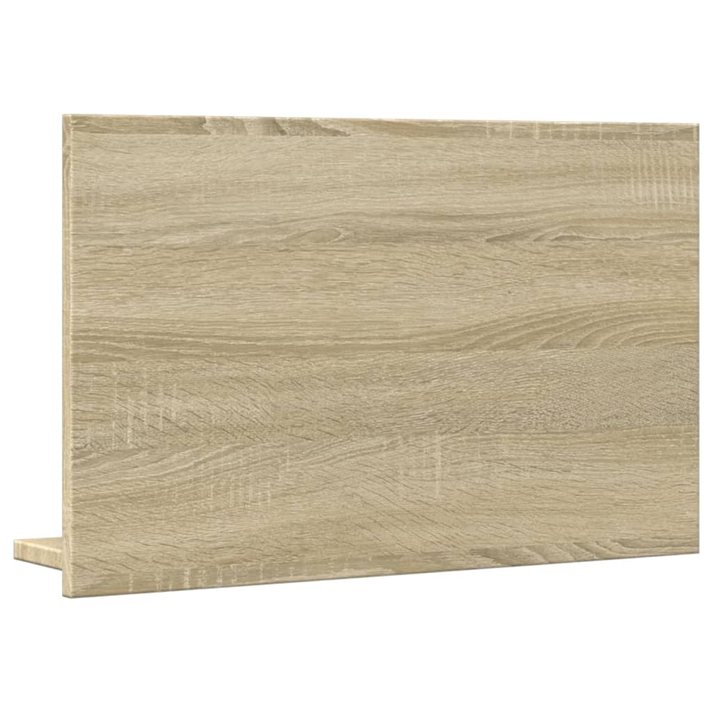 vidaXL Dulap baie cu oglindă stejar sonoma 60x11x37 cm lemn prelucrat vidaXL Dulap baie cu oglindă stejar sonoma 60x11x37 cm lemn prelucrat
