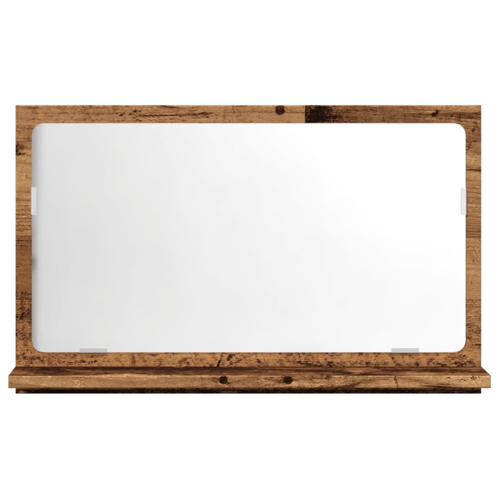 vidaXL Dulap baie cu oglindă, lemn vechi, 60x11x37 cm, lemn prelucrat vidaXL Dulap baie cu oglindă, lemn vechi, 60x11x37 cm, lemn prelucrat