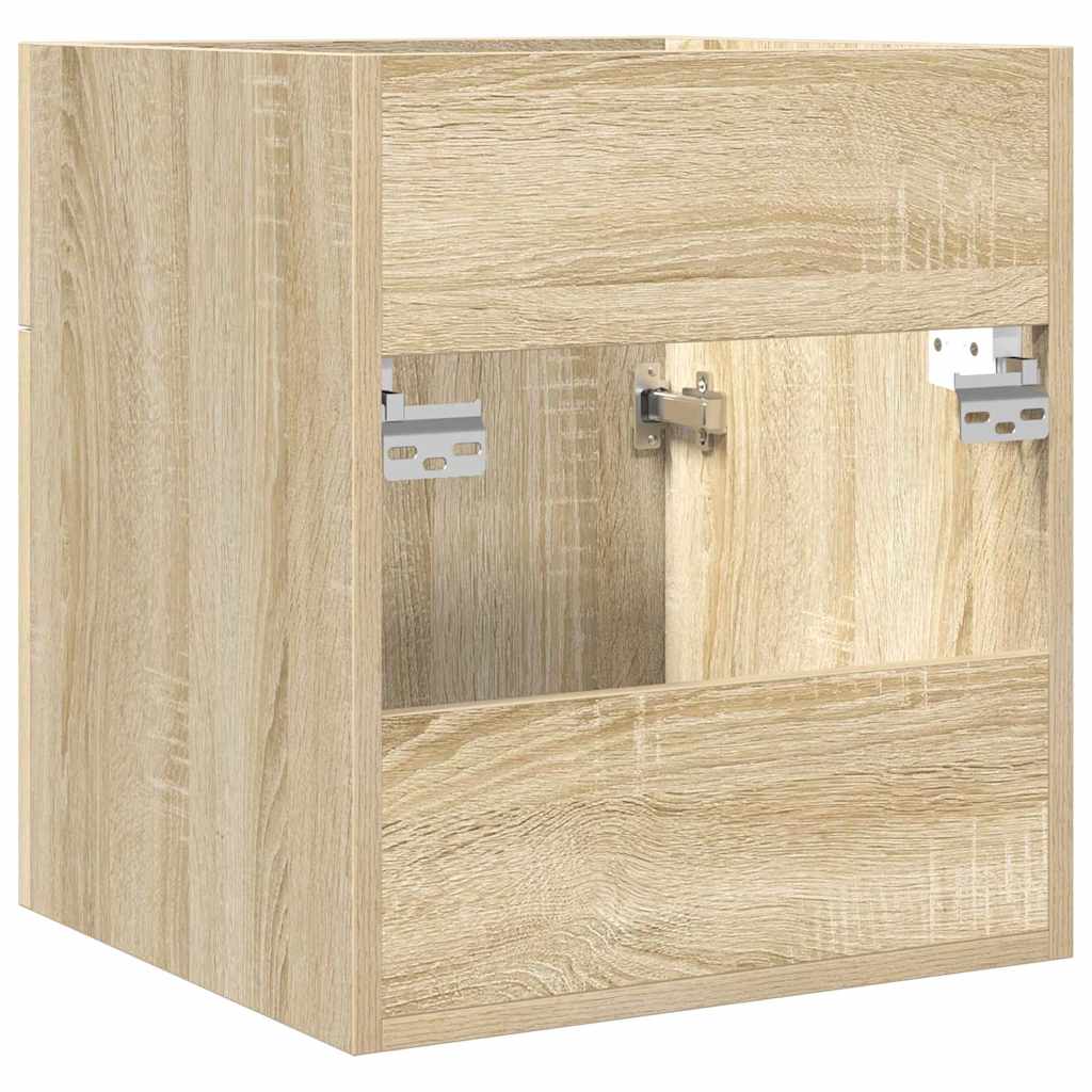 vidaXL Dulap chiuvetă baie, stejar sonoma 41x38,5x46 cm lemn prelucrat vidaXL Dulap chiuvetă baie, stejar sonoma 41x38,5x46 cm lemn prelucrat