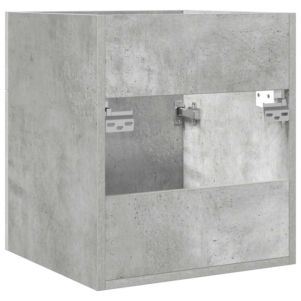 vidaXL Dulap de chiuvetă baie, gri beton 41x38,5x46 cm lemn prelucrat vidaXL Dulap de chiuvetă baie, gri beton 41x38,5x46 cm lemn prelucrat