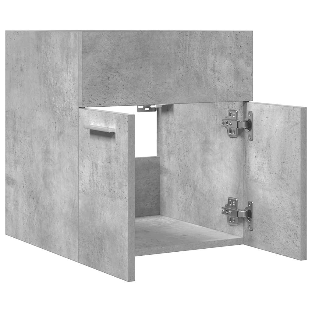 vidaXL Dulap de chiuvetă baie, gri beton 41x38,5x46 cm lemn prelucrat vidaXL Dulap de chiuvetă baie, gri beton 41x38,5x46 cm lemn prelucrat