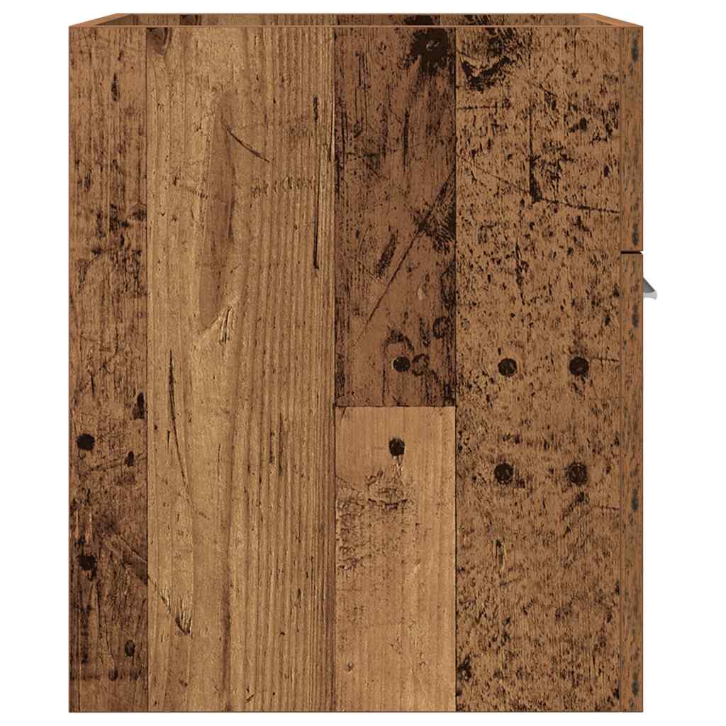vidaXL Dulap chiuvetă baie, lemn vechi, 41x38,5x46 cm, lemn prelucrat vidaXL Dulap chiuvetă baie, lemn vechi, 41x38,5x46 cm, lemn prelucrat