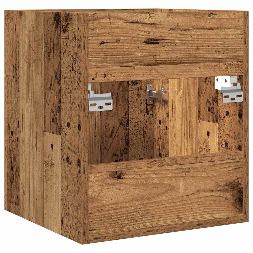 vidaXL Dulap chiuvetă baie, lemn vechi, 41x38,5x46 cm, lemn prelucrat vidaXL Dulap chiuvetă baie, lemn vechi, 41x38,5x46 cm, lemn prelucrat