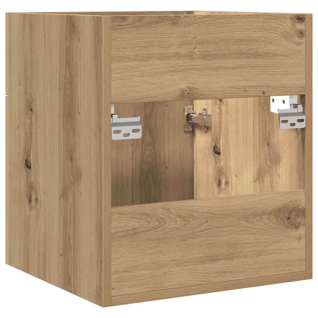 vidaXL Dulap chiuvetă baie, stejar artizanal 41x38,5x46 cm lemn vidaXL Dulap chiuvetă baie, stejar artizanal 41x38,5x46 cm lemn