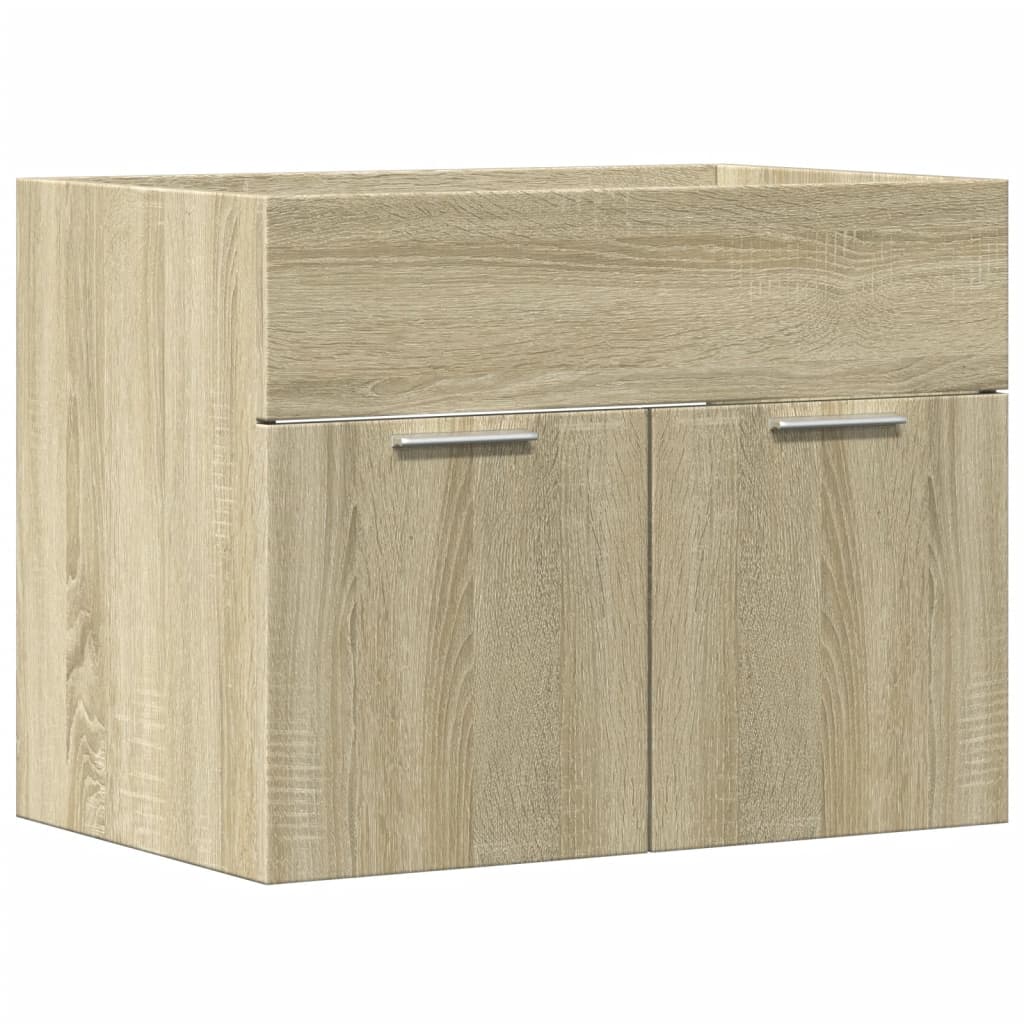 vidaXL Dulap de chiuvetă, stejar Sonoma, 60x38,5x46 cm, PAL vidaXL Dulap de chiuvetă, stejar Sonoma, 60x38,5x46 cm, PAL