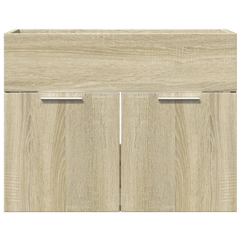 vidaXL Dulap de chiuvetă, stejar Sonoma, 60x38,5x46 cm, PAL vidaXL Dulap de chiuvetă, stejar Sonoma, 60x38,5x46 cm, PAL