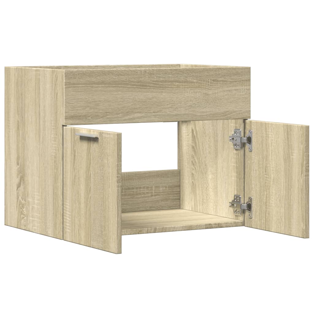 vidaXL Dulap de chiuvetă, stejar Sonoma, 60x38,5x46 cm, PAL vidaXL Dulap de chiuvetă, stejar Sonoma, 60x38,5x46 cm, PAL