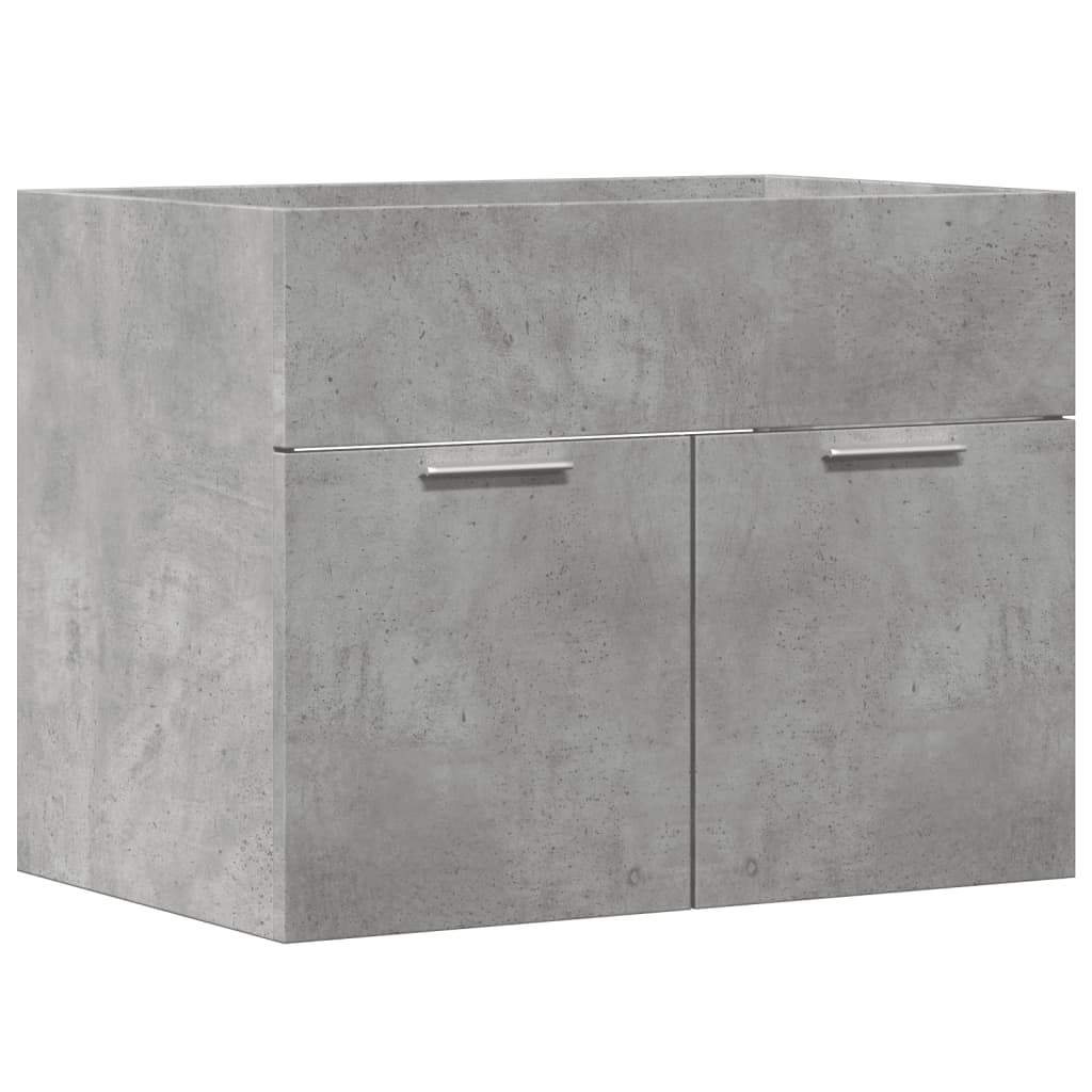 vidaXL Dulap de chiuvetă, gri beton, 60x38,5x46 cm, PAL vidaXL Dulap de chiuvetă, gri beton, 60x38,5x46 cm, PAL