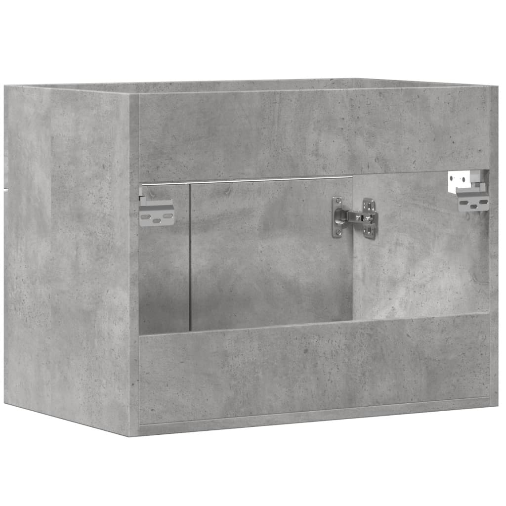 vidaXL Dulap de chiuvetă, gri beton, 60x38,5x46 cm, PAL vidaXL Dulap de chiuvetă, gri beton, 60x38,5x46 cm, PAL