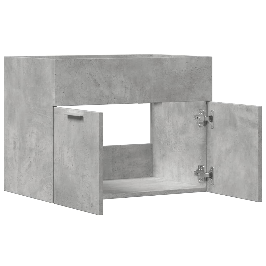 vidaXL Dulap de chiuvetă, gri beton, 60x38,5x46 cm, PAL vidaXL Dulap de chiuvetă, gri beton, 60x38,5x46 cm, PAL