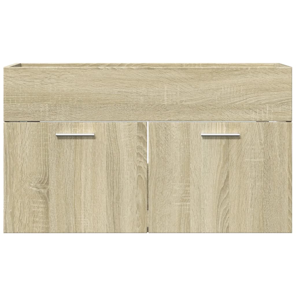 vidaXL Dulap chiuvetă baie, stejar sonoma 90x38,5x46 cm lemn prelucrat vidaXL Dulap chiuvetă baie, stejar sonoma 90x38,5x46 cm lemn prelucrat