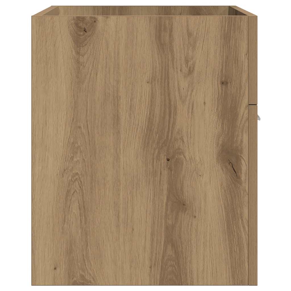 vidaXL Dulap chiuvetă baie, stejar artizanal 90x38,5x46 cm lemn