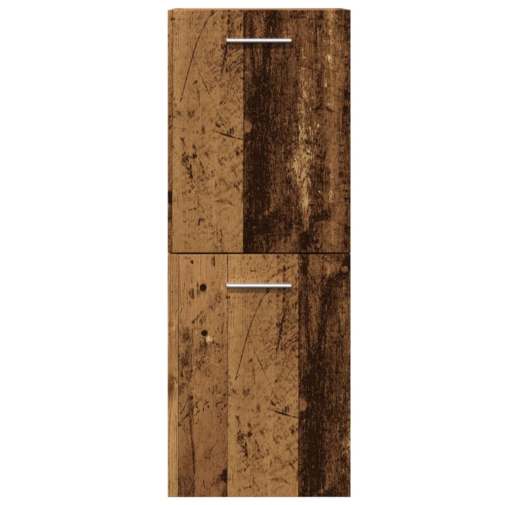 vidaXL Dulap suspendat de baie lemn vechi, 30x30x80 cm, lemn prelucrat vidaXL Dulap suspendat de baie lemn vechi, 30x30x80 cm, lemn prelucrat
