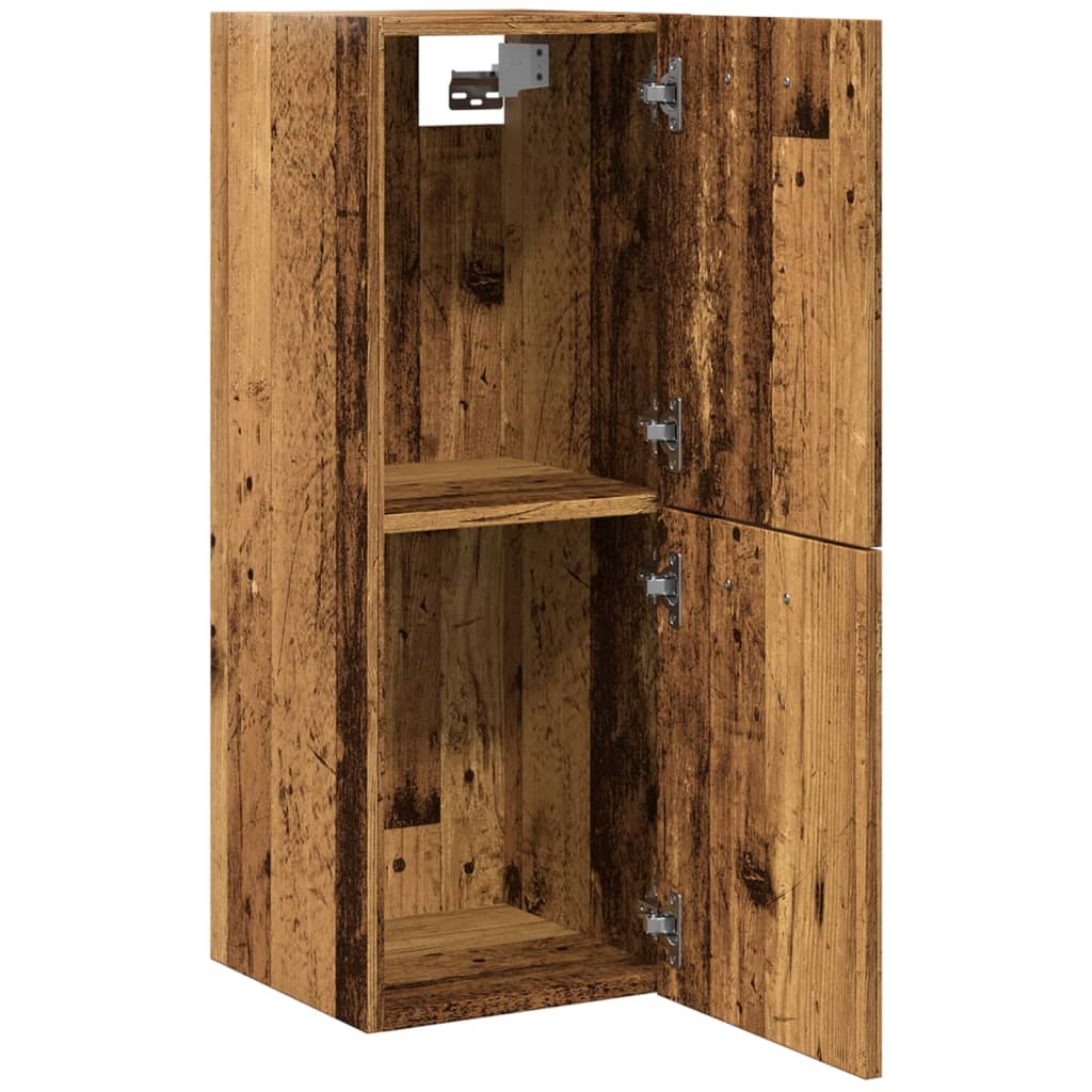 vidaXL Dulap suspendat de baie lemn vechi, 30x30x80 cm, lemn prelucrat vidaXL Dulap suspendat de baie lemn vechi, 30x30x80 cm, lemn prelucrat