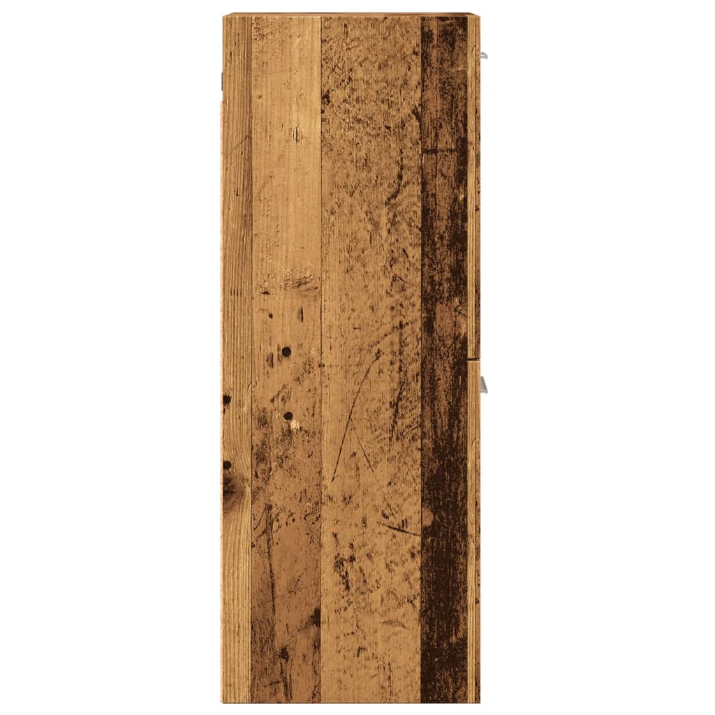 vidaXL Dulap suspendat de baie lemn vechi, 30x30x80 cm, lemn prelucrat vidaXL Dulap suspendat de baie lemn vechi, 30x30x80 cm, lemn prelucrat
