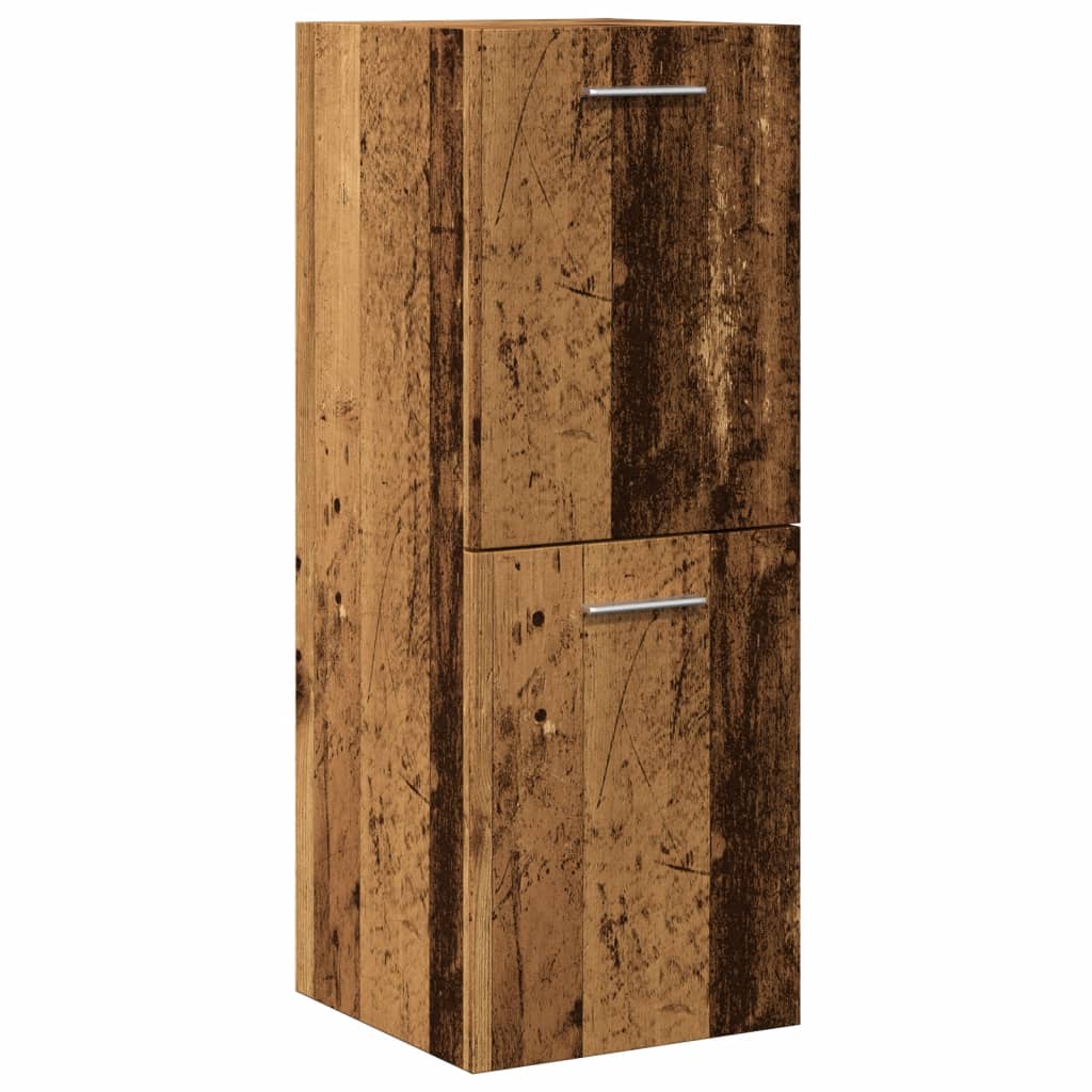 vidaXL Dulap suspendat de baie lemn vechi, 30x30x80 cm, lemn prelucrat vidaXL Dulap suspendat de baie lemn vechi, 30x30x80 cm, lemn prelucrat