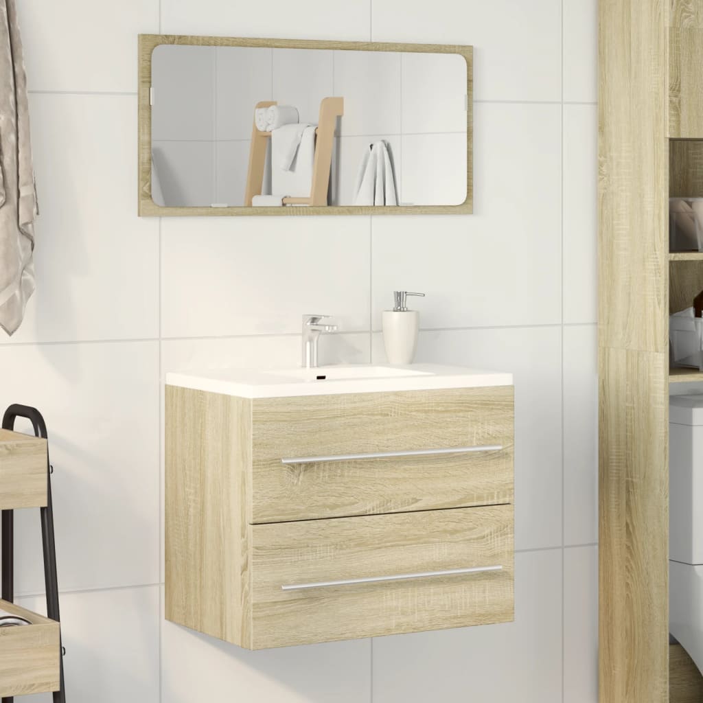 vidaXL Dulap de chiuvetă, stejar sonoma, 60x38,5x48 cm, PAL vidaXL Dulap de chiuvetă, stejar sonoma, 60x38,5x48 cm, PAL