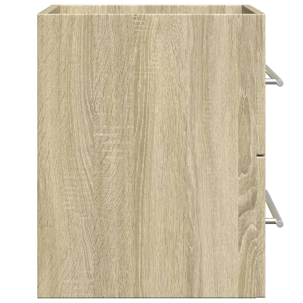 vidaXL Dulap de chiuvetă, stejar sonoma, 60x38,5x48 cm, PAL vidaXL Dulap de chiuvetă, stejar sonoma, 60x38,5x48 cm, PAL