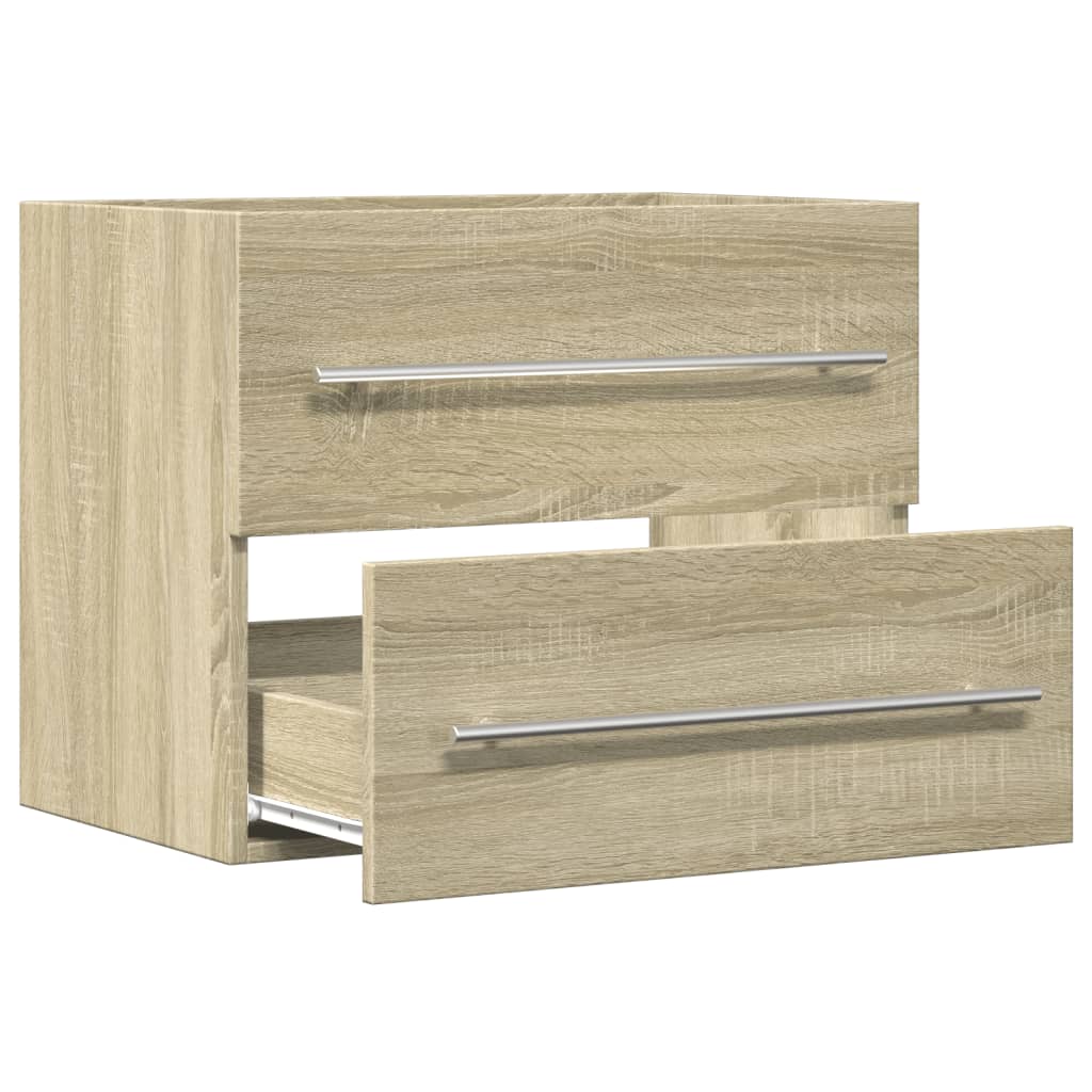vidaXL Dulap de chiuvetă, stejar sonoma, 60x38,5x48 cm, PAL vidaXL Dulap de chiuvetă, stejar sonoma, 60x38,5x48 cm, PAL