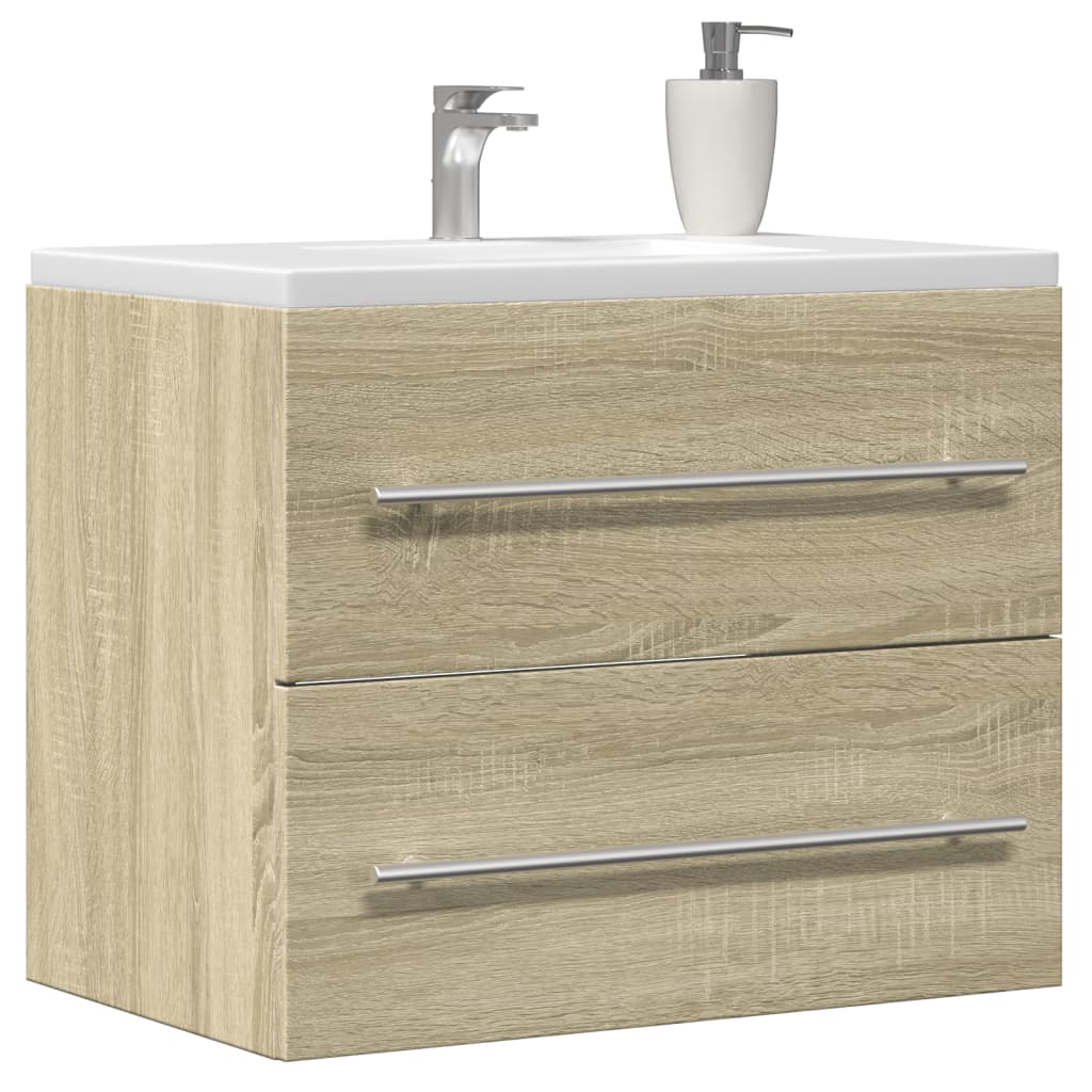 vidaXL Dulap de chiuvetă, stejar sonoma, 60x38,5x48 cm, PAL vidaXL Dulap de chiuvetă, stejar sonoma, 60x38,5x48 cm, PAL