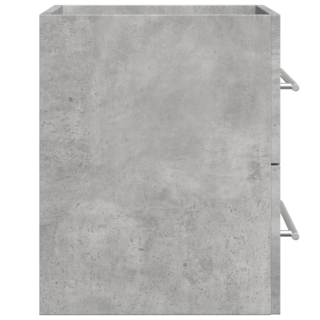vidaXL Dulap de chiuvetă, gri beton, 60x38,5x48 cm, PAL vidaXL Dulap de chiuvetă, gri beton, 60x38,5x48 cm, PAL