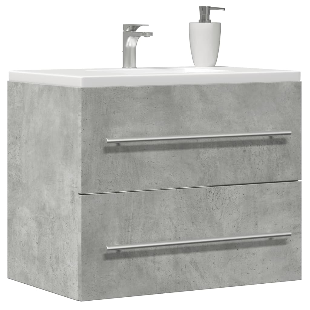vidaXL Dulap de chiuvetă, gri beton, 60x38,5x48 cm, PAL vidaXL Dulap de chiuvetă, gri beton, 60x38,5x48 cm, PAL