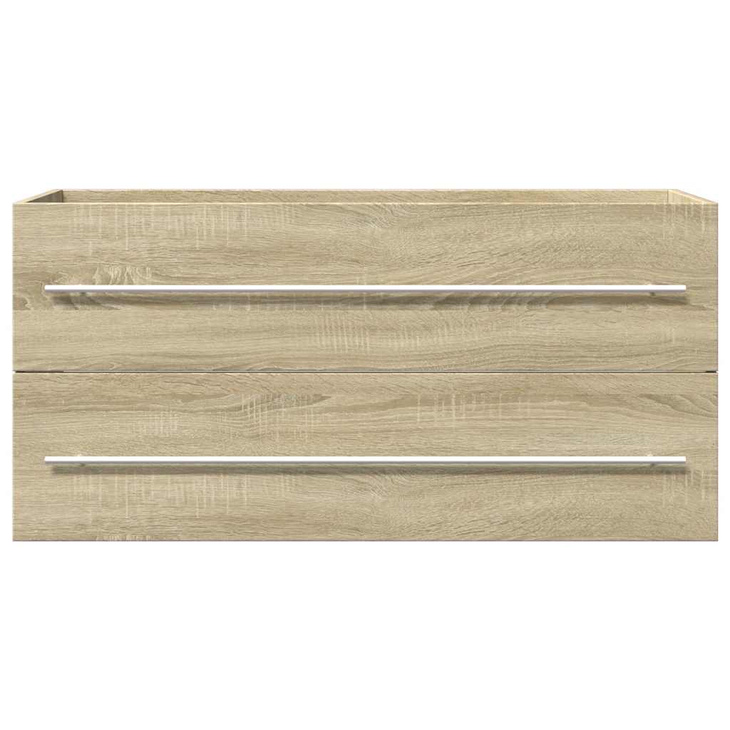 vidaXL Dulap de chiuvetă, stejar Sonoma, 100x38,5x48 cm, PAL