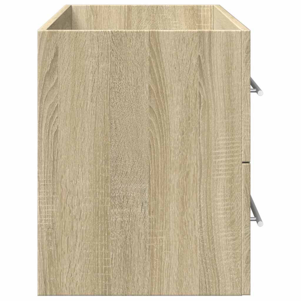 vidaXL Dulap de chiuvetă, stejar Sonoma, 100x38,5x48 cm, PAL