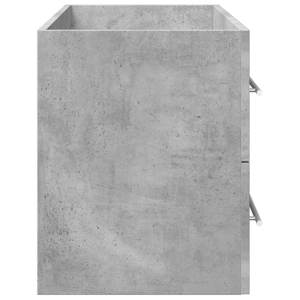 vidaXL Dulap de chiuvetă, gri beton, 100x38,5x48 cm, PAL vidaXL Dulap de chiuvetă, gri beton, 100x38,5x48 cm, PAL