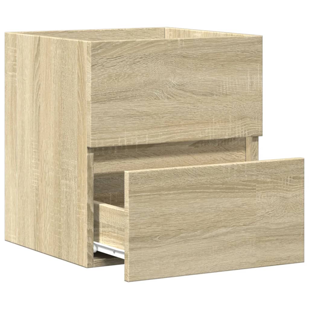 vidaXL Dulap de chiuvetă, stejar Sonoma, 41x38,5x45 cm, PAL vidaXL Dulap de chiuvetă, stejar Sonoma, 41x38,5x45 cm, PAL