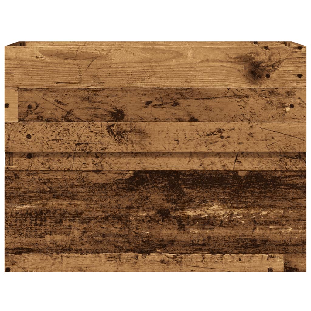 vidaXL Dulap pentru baie, lemn vechi, 60x38,5x45 cm, lemn prelucrat vidaXL Dulap pentru baie, lemn vechi, 60x38,5x45 cm, lemn prelucrat