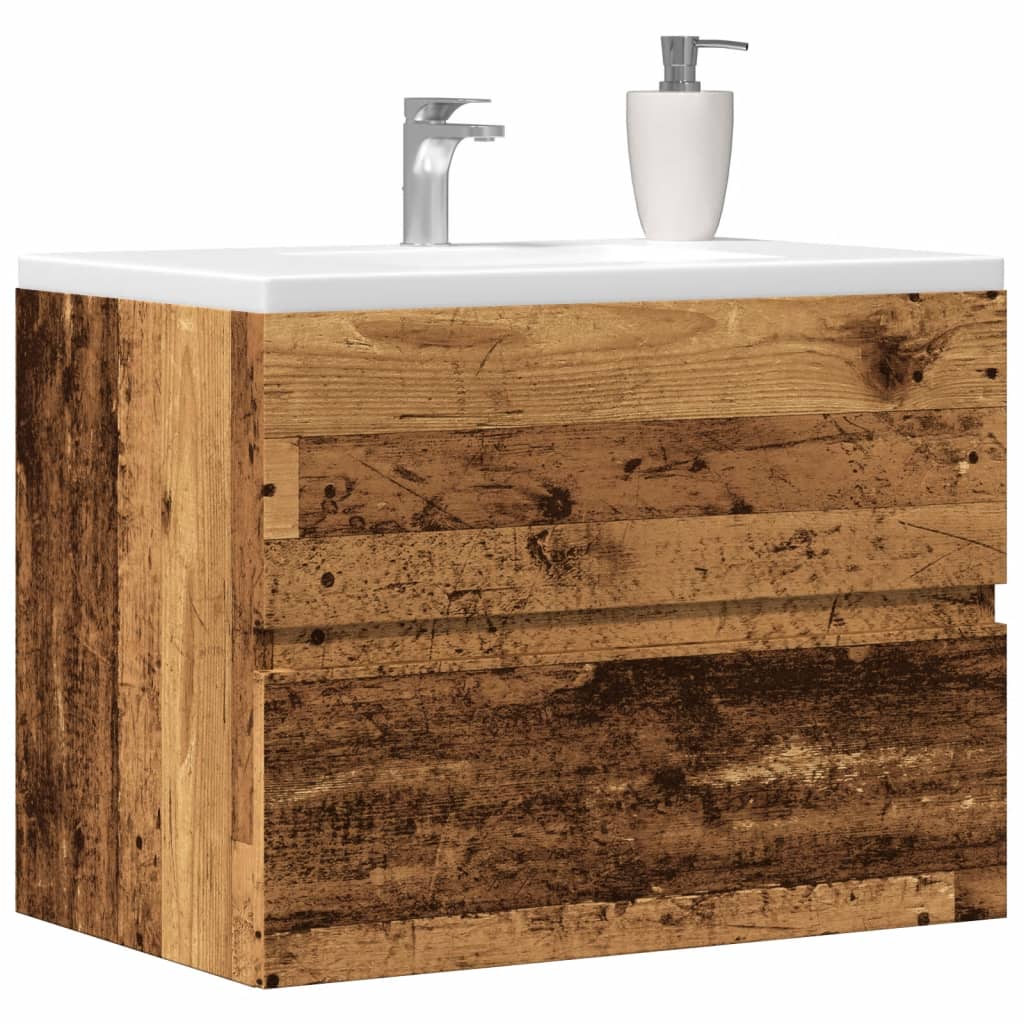vidaXL Dulap pentru baie, lemn vechi, 60x38,5x45 cm, lemn prelucrat vidaXL Dulap pentru baie, lemn vechi, 60x38,5x45 cm, lemn prelucrat