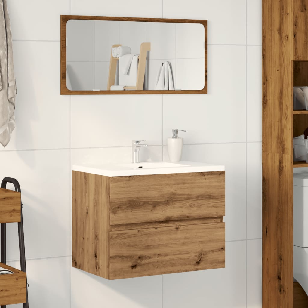 vidaXL Dulap pentru baie stejar artizanal 60x38,5x45 cm lemn prelucrat vidaXL Dulap pentru baie stejar artizanal 60x38,5x45 cm lemn prelucrat