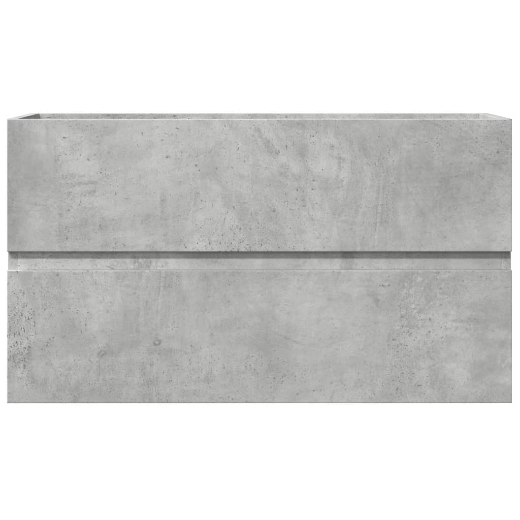 vidaXL Dulap suspendat de baie, gri beton 80x38,5x45 cm lemn prelucrat vidaXL Dulap suspendat de baie, gri beton 80x38,5x45 cm lemn prelucrat